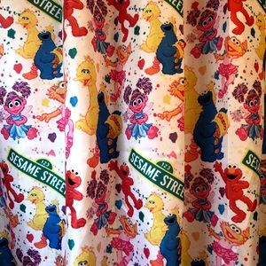 Sesame Street shower curtain